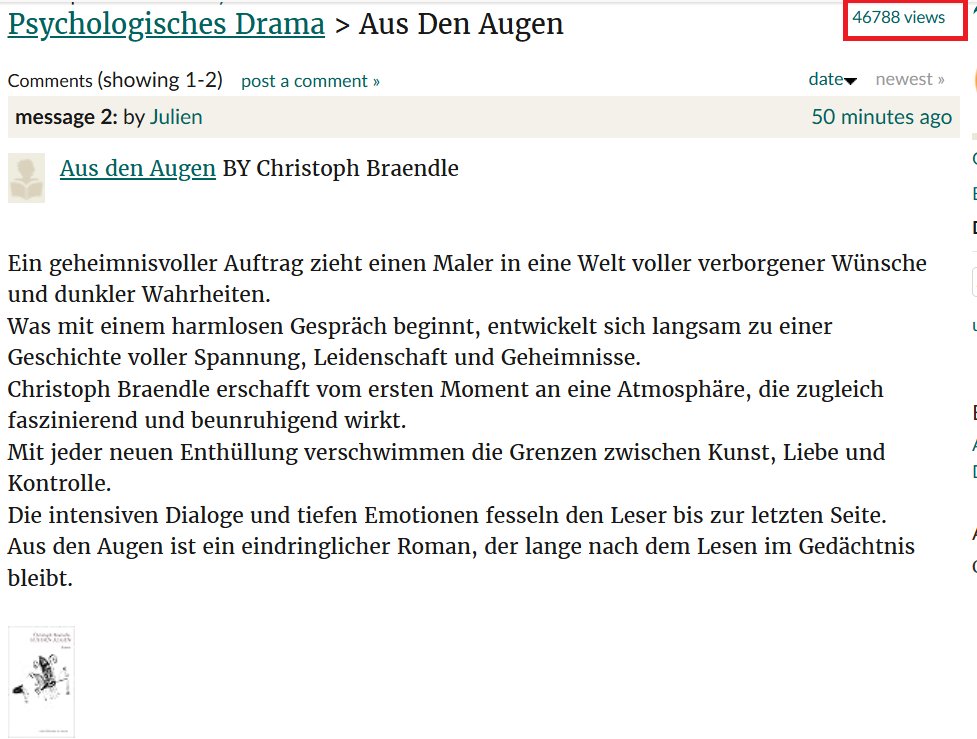 Psychologisches Drama › Aus Den Augen Goodreads discussion proof
